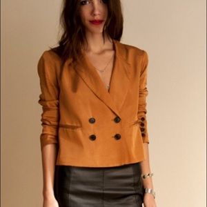 Elizabeth & James silky blazer size small